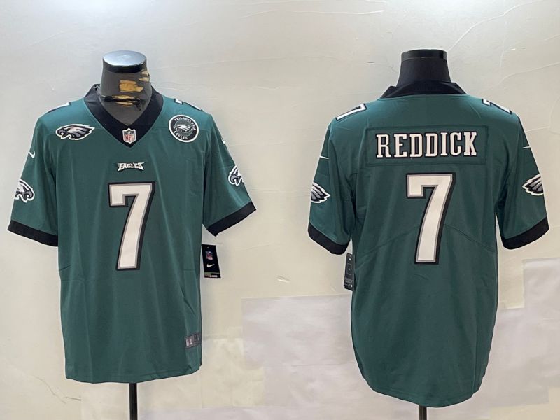 Men Philadelphia Eagles #7 Reddick Green Second generation 2024 Nike Limited NFL Jersey style 3->philadelphia eagles->NFL Jersey